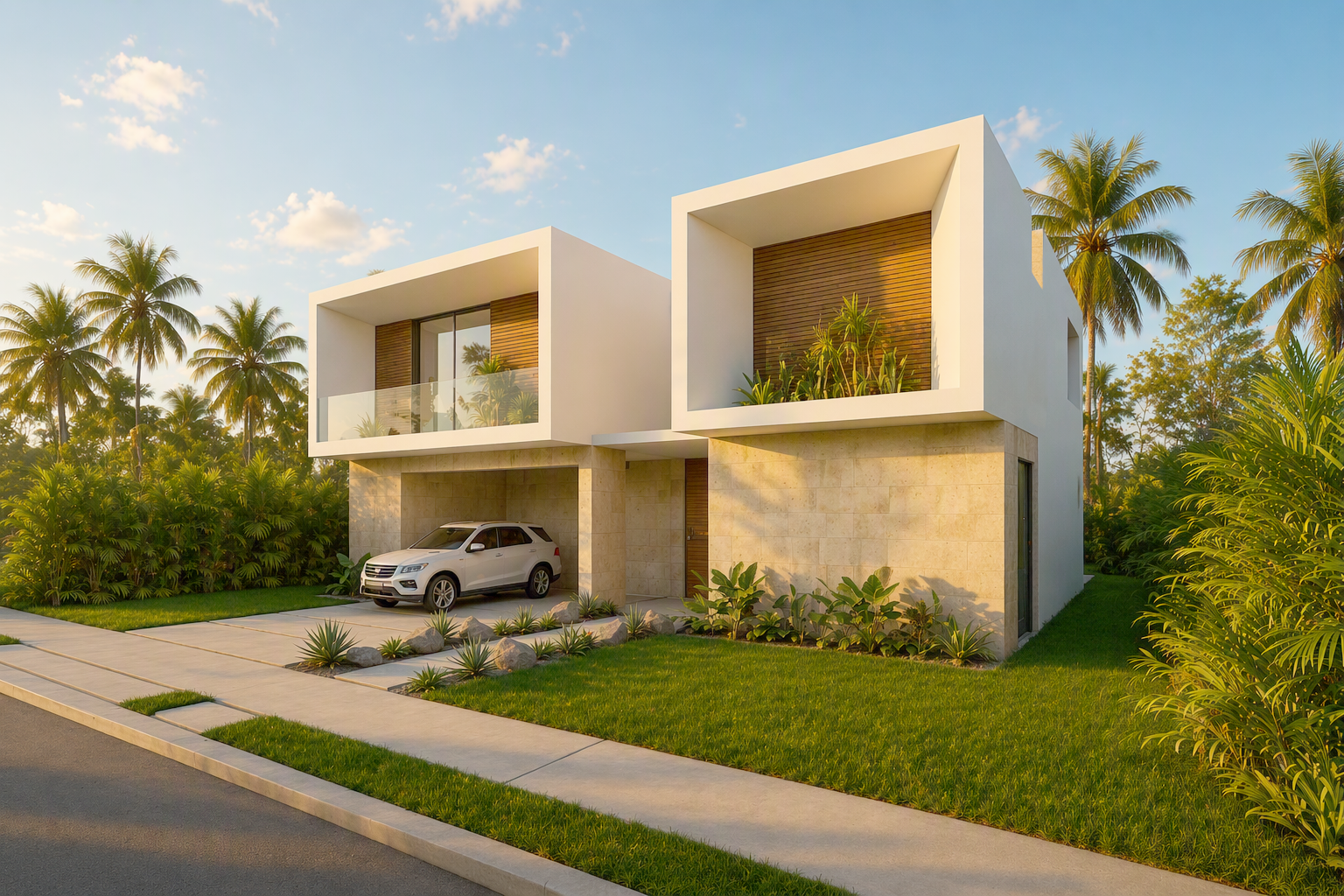 Contemporary estate home overlooking lush championship golf fairways