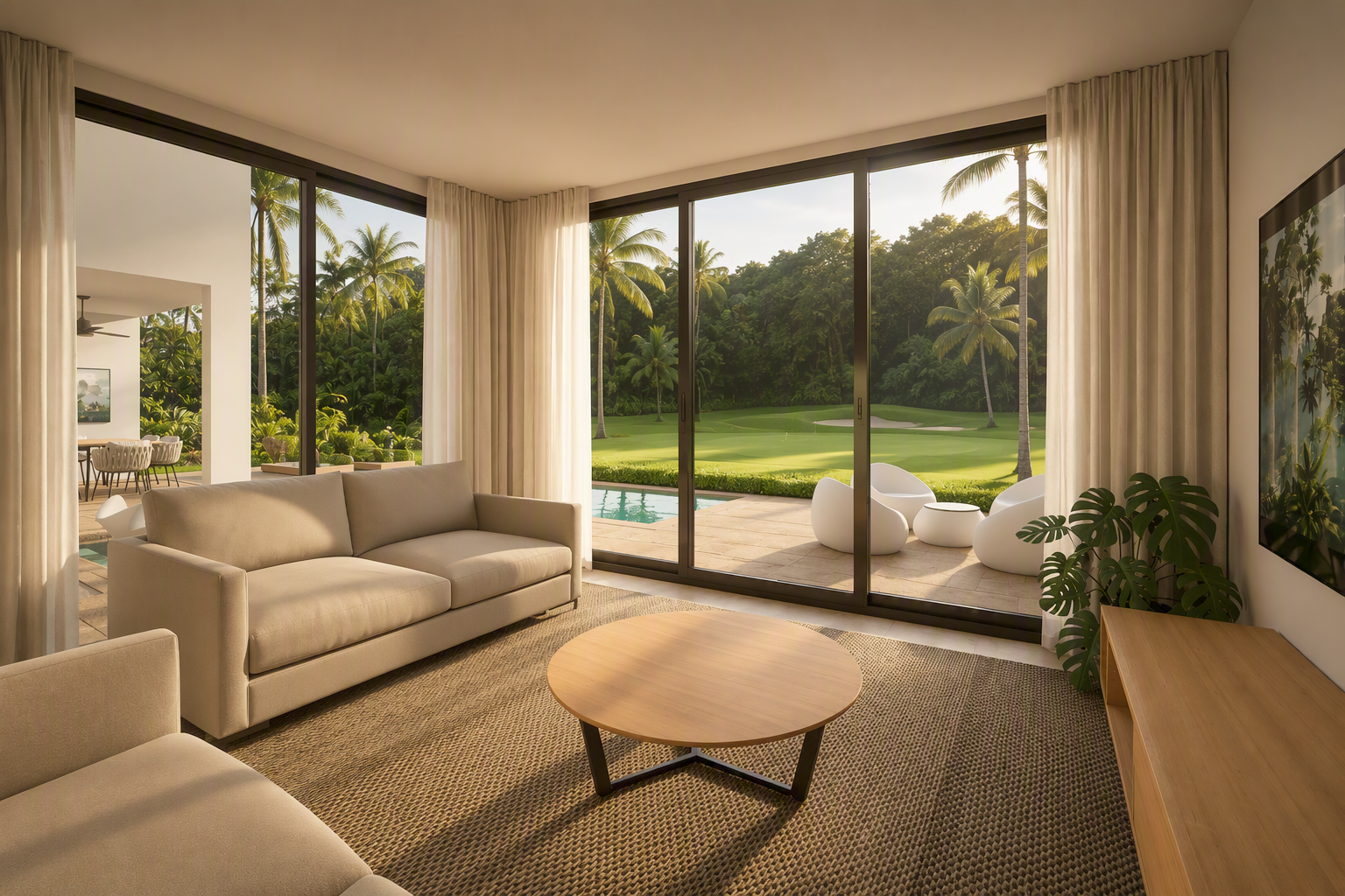 Primary bedroom suite at Villa Cíes