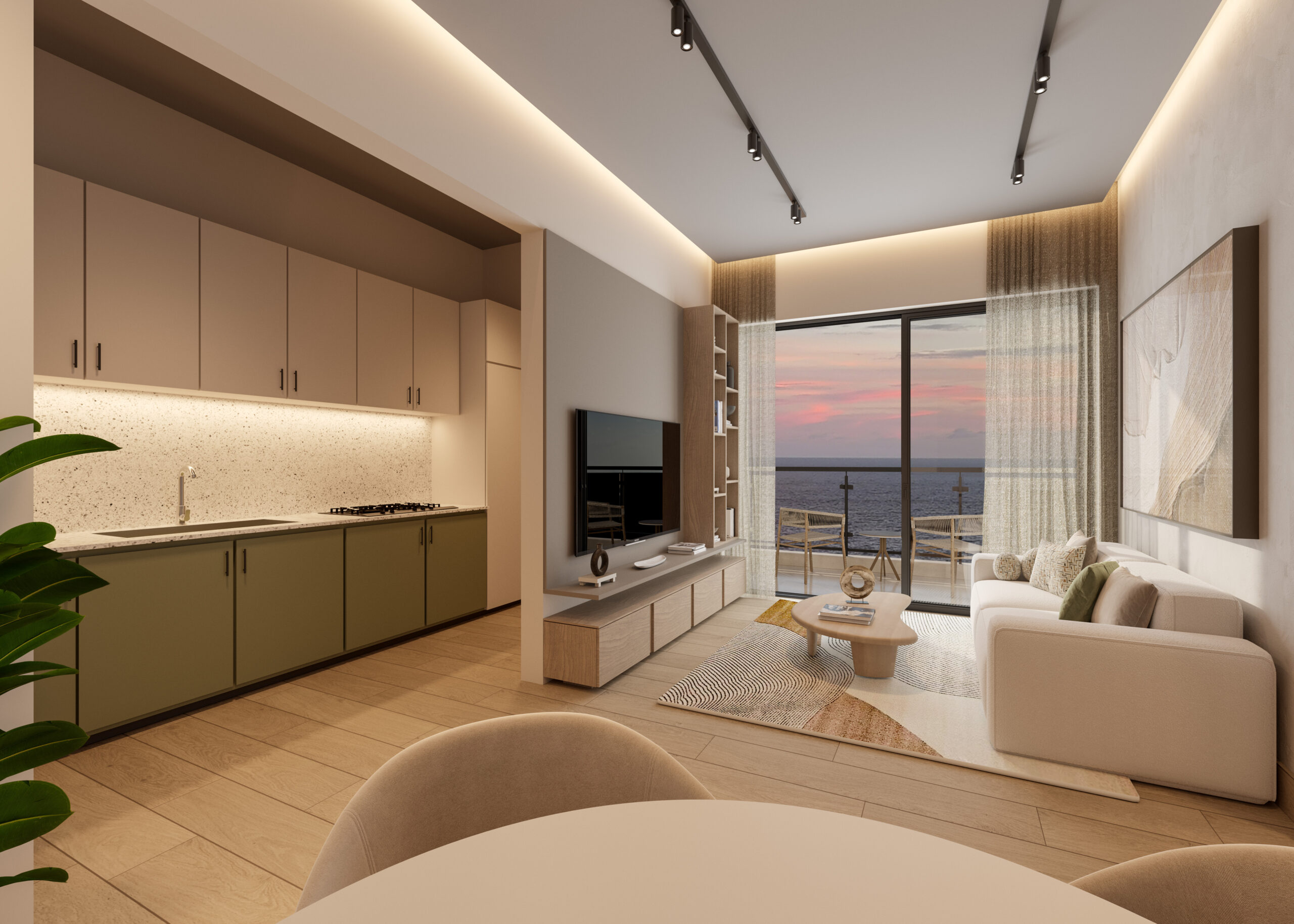 Bedroom at Playa Coral Beachfront Suite